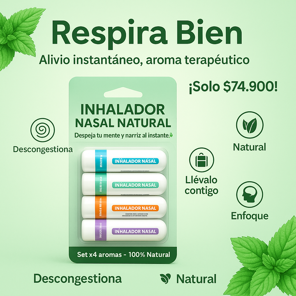 NasalStick® Despeja tus fosas nasales y Respira mejor al instante