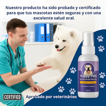 HappyPets™ Elimina el mal aliento y daños dentales de tu peludo
