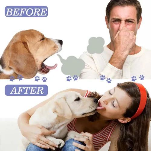 HappyPets™ Elimina el mal aliento y daños dentales de tu peludo